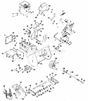 Snow Thrower Diagram and Parts List for 1840A 300000001-399999999 - 1973 Lawn Boy Snow Blower